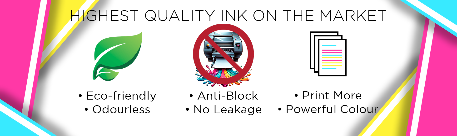 Risograph guarantees quality, offering the highest quality ink on the market